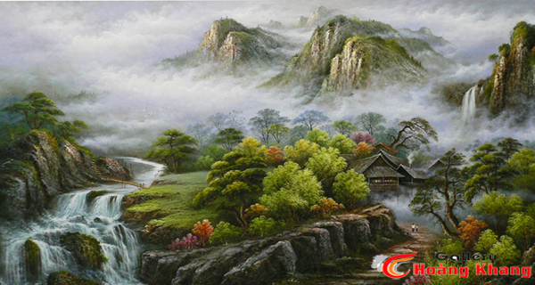 Tranh Núi - Nước - Phong Thuỷ